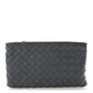 Nappa Intrecciato Small Zip Pouch Thunder