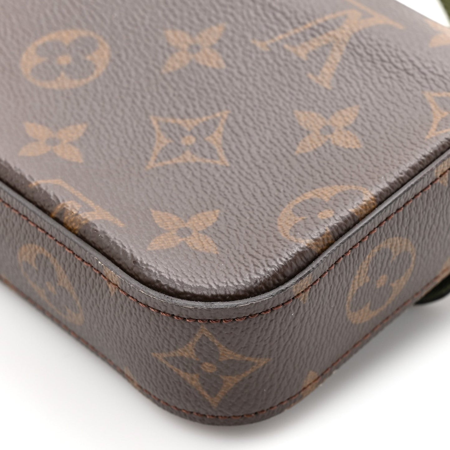 Monogram Felicie Strap & Go Kaki