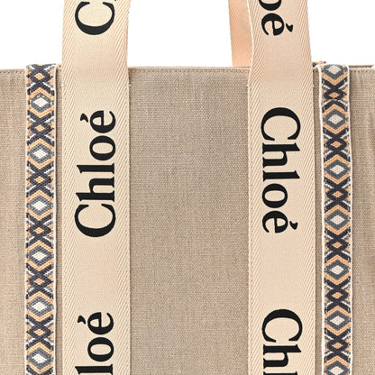 Cotton Medium Woody Ribbon Tote Slate Green