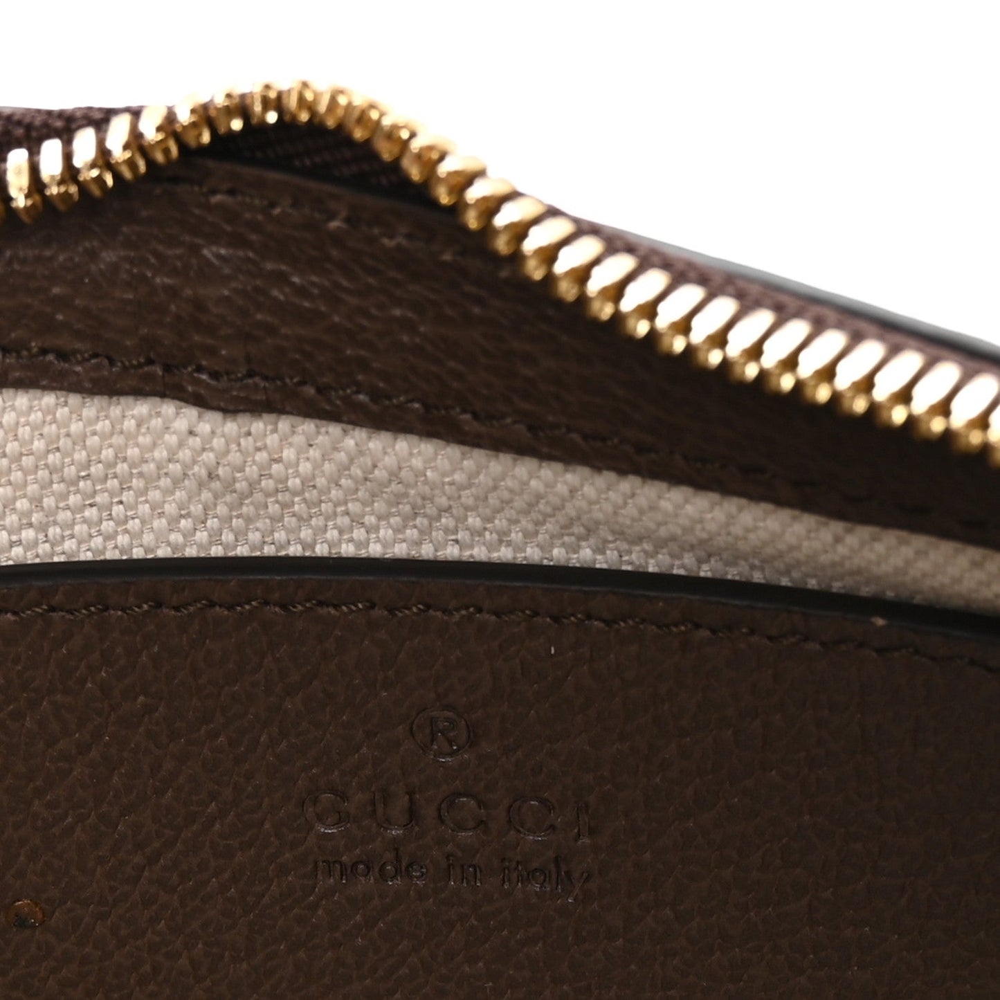 GG Supreme Monogram Textured Dollar Calfskin Web Small Ophidia GG Handbag Beige Ebony New Acero