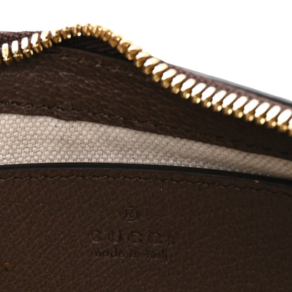 GG Supreme Monogram Textured Dollar Calfskin Web Small Ophidia GG Handbag Beige Ebony New Acero