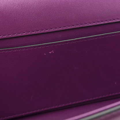 Calfskin Vlogo Loco Shoulder Bag Prune