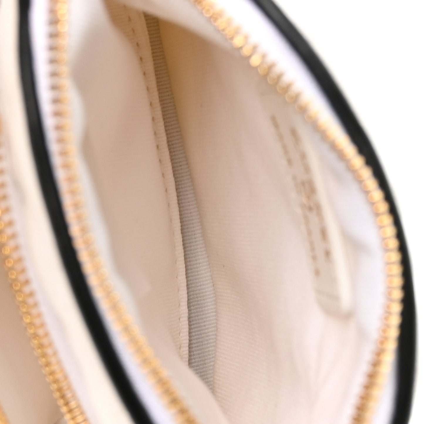 Canvas Calfskin Tennis Racket Mini Bag White Black