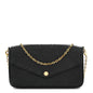 Empreinte Pochette Felicie Chain Wallet Black