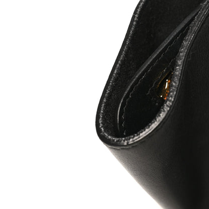Snakeskin Calfskin Medium Trapeze White Black