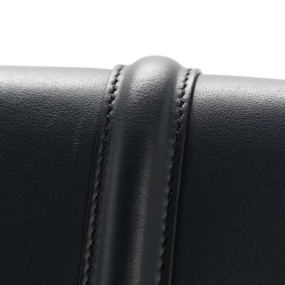 Canvas Calfskin Teen Soft 16 Shoulder Bag Vanilla Navy