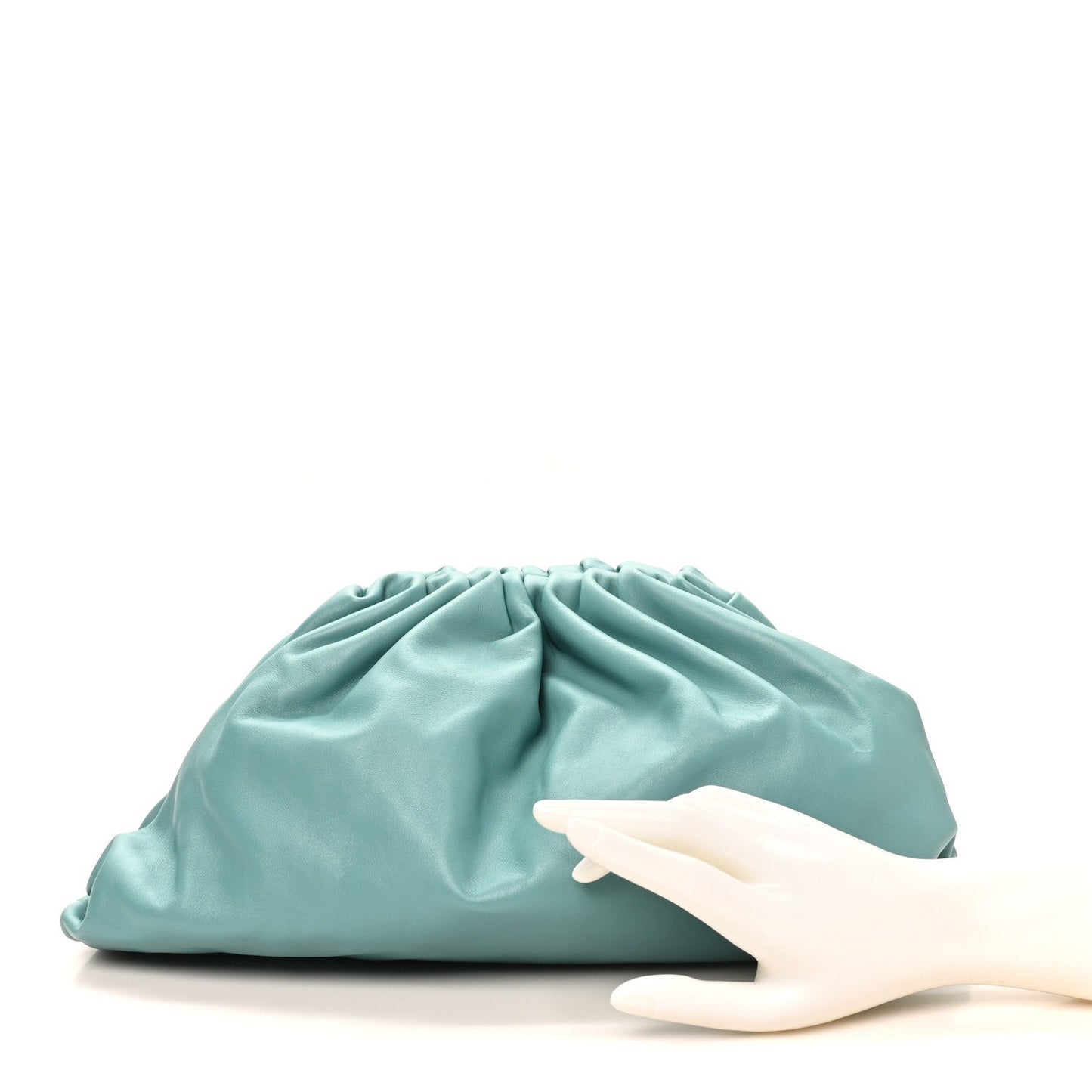 Smooth Butter Calf The Pouch Oversized Clutch Linoleum