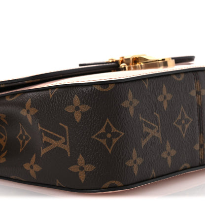 Patent Calfskin Monogram Cherrywood BB Rose Ballerine