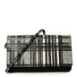 Tessuto Nylon Saffiano Tartan Print Crossbody Bag White Dis Tartan