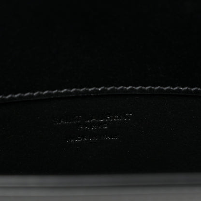 Box Calfskin Voltaire Top Handle Crossbody Bag Black
