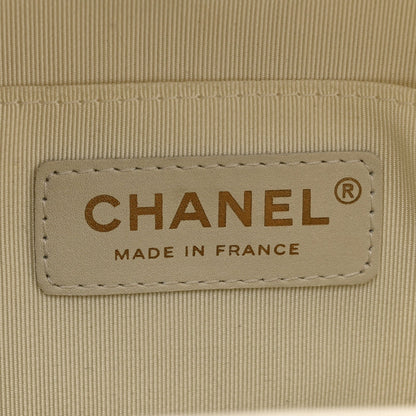 Caviar Quilted Small CC Day Backpack White