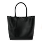 Calfskin Vlogo Medium Locker Tote Black