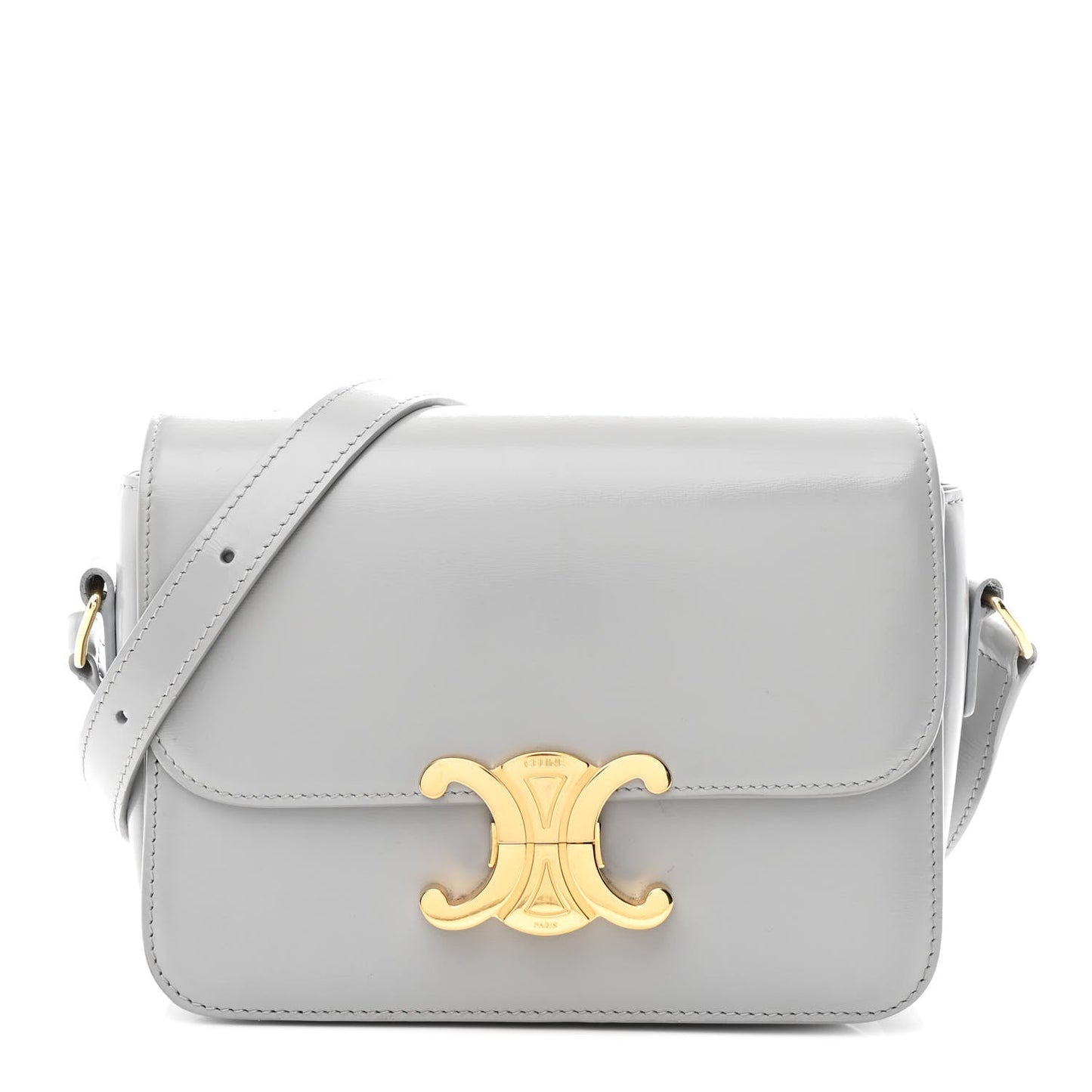 Shiny Calfskin Teen Triomphe Pearl Blue