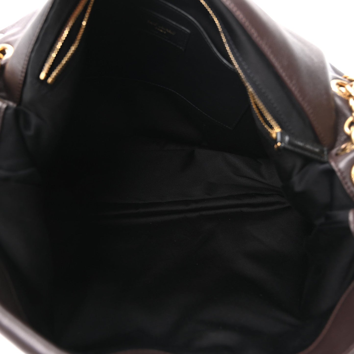 Lambskin Matelasse Monogram Large Jamie 4.3 Dark Sweet Chocolate