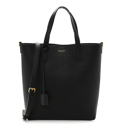 Calfskin Toy Shopping Tote Black
