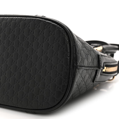 Microguccissima Mini Dome Bag Black