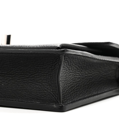Soft Calfskin My Lockme Chain Pochette Black