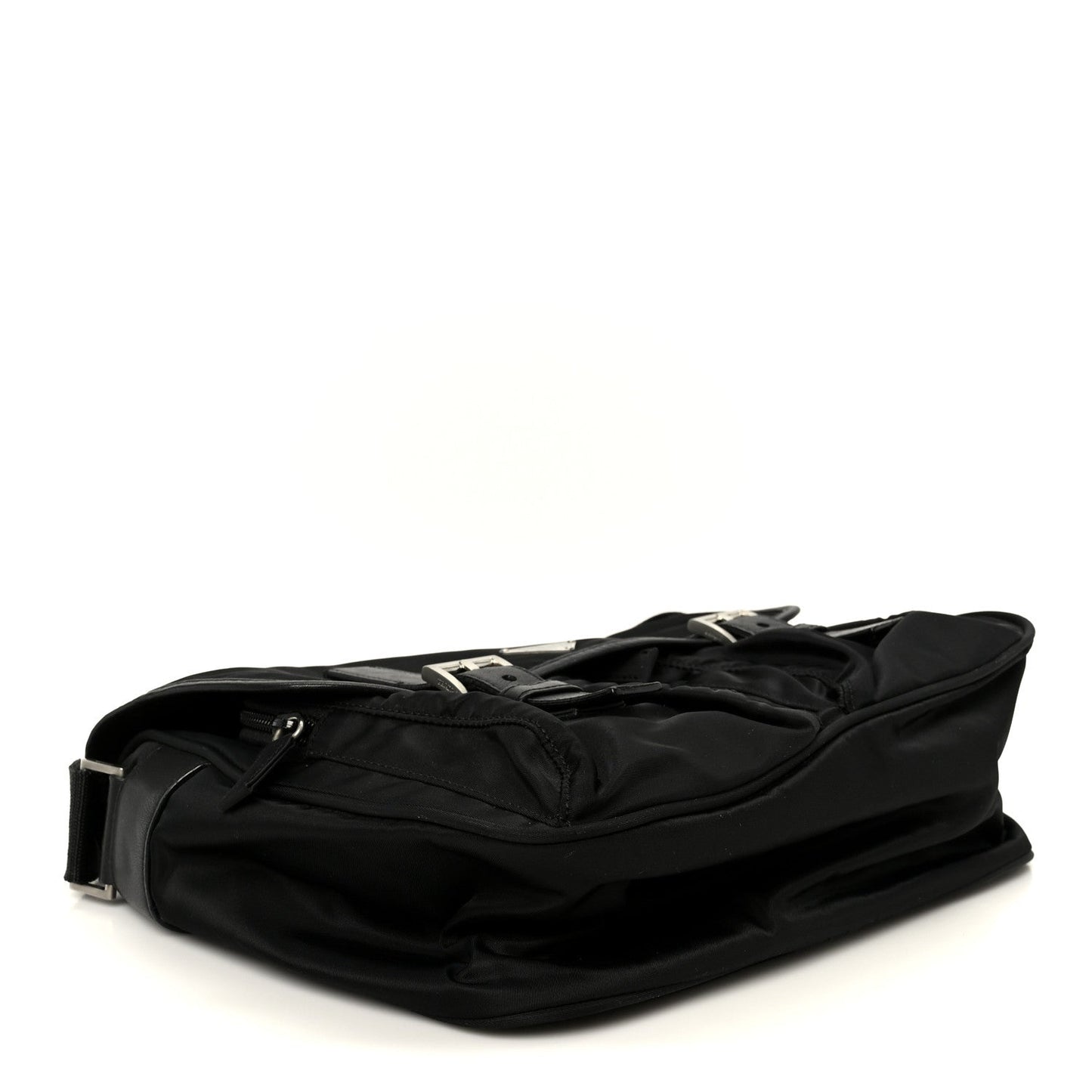 Tessuto Nylon Messenger Bag Black