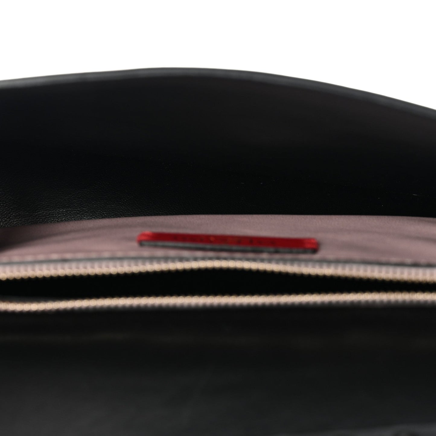 Pebble Calfskin Rockstud Side Slip Wristlet Clutch Water Rose