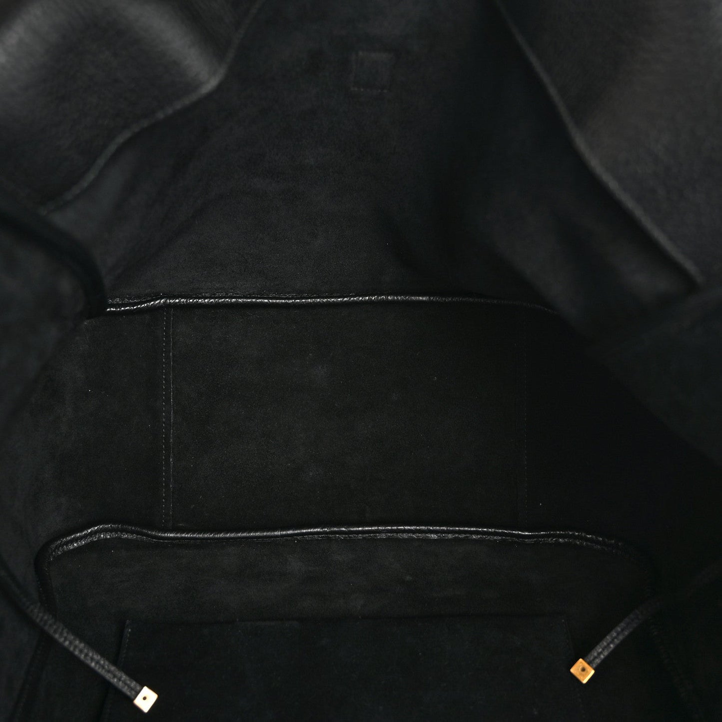 Grained Deerskin Bea Tote Black