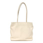 Grained Calfskin Medium Portfolio Tote Ivory