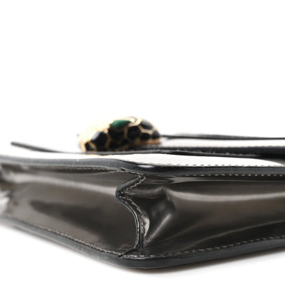 Metallic Serpenti Forever Small Shoulder Bag Silver