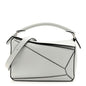 Calfskin Small Puzzle Bag Kaolin