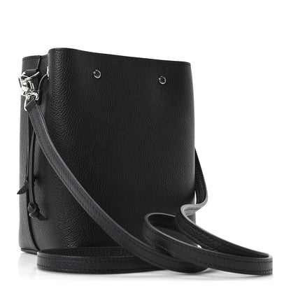 Calfskin Nano Lockme Bucket Black