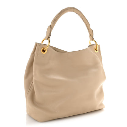 Vitello Daino Hobo Sabbia
