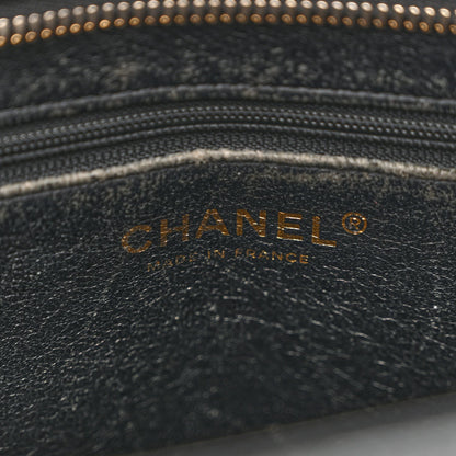 Caviar Quilted Medallion Tote Black