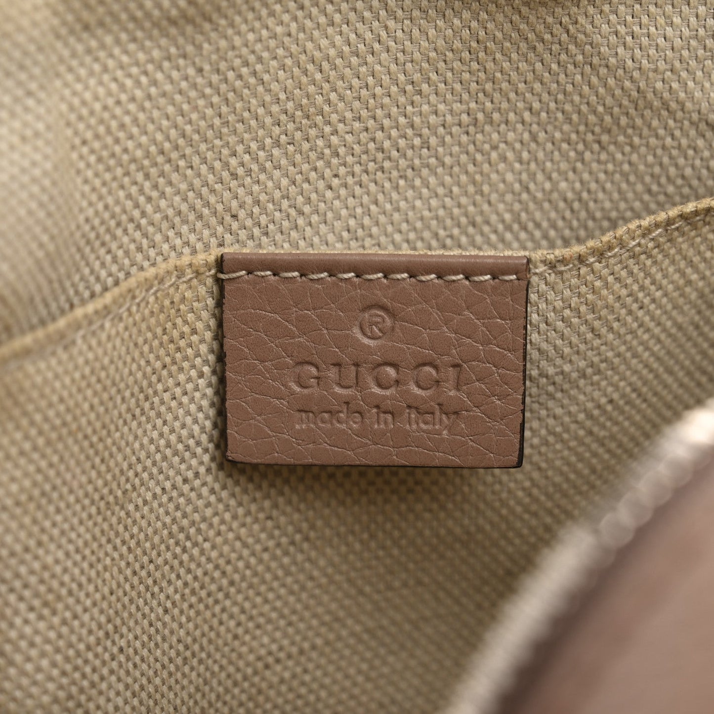 Pebbled Calfskin Small Soho Disco Bag Rose Beige