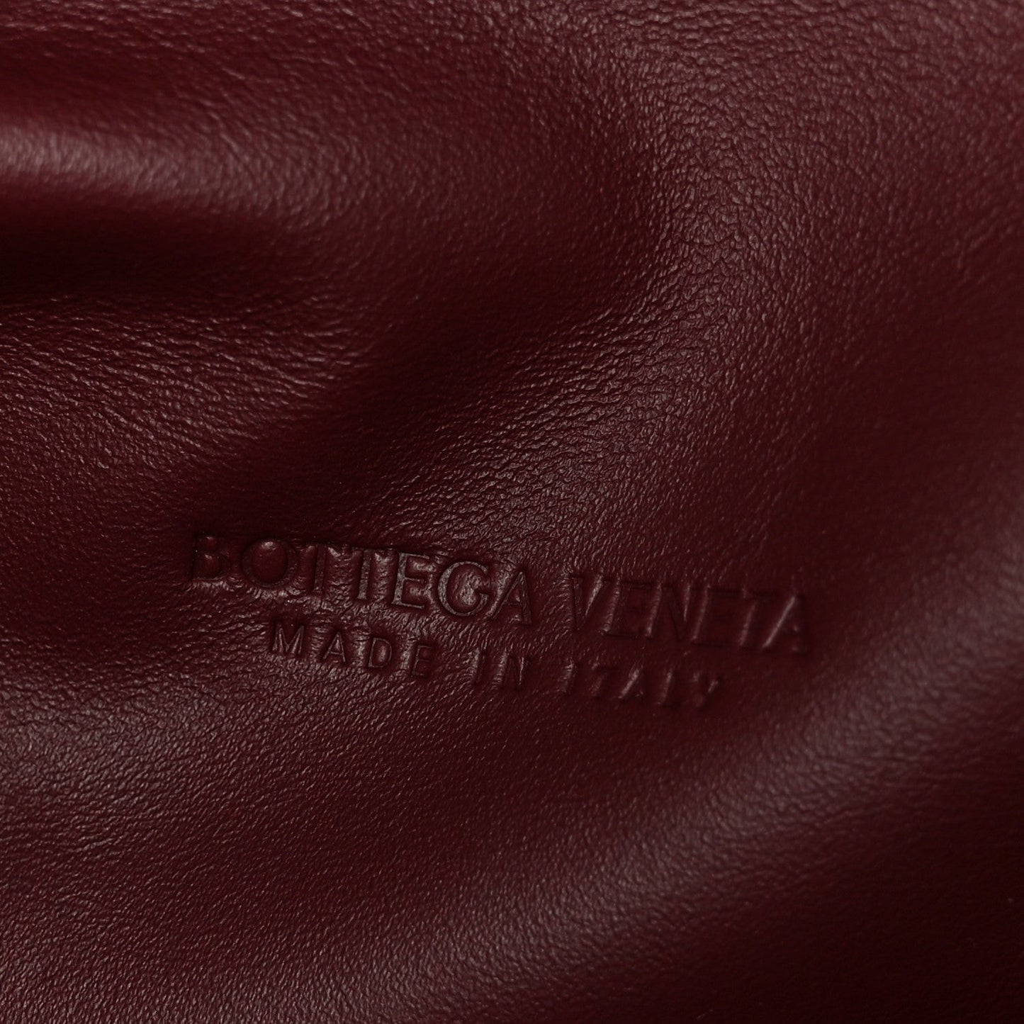 Nappa Intrecciato Small The Lauren 1980 Clutch With Chain Barolo
