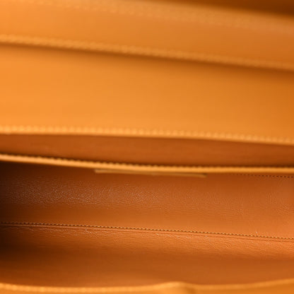 Smooth Calfskin Manhattan Baguette Tangerine
