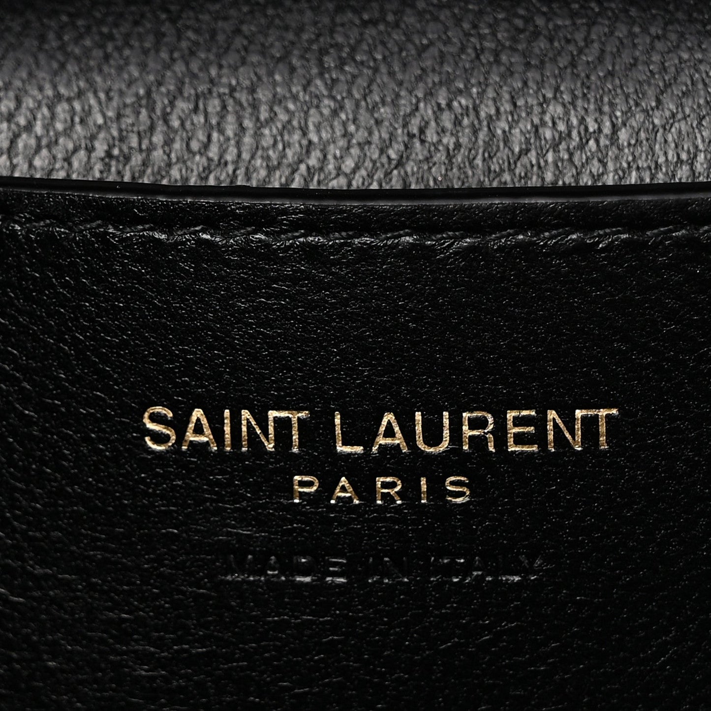 Lambskin Quilted Mini Gaby Vanity Case Black