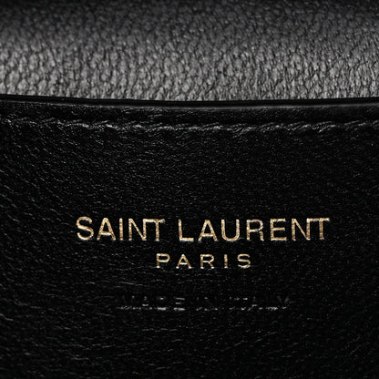 Lambskin Quilted Mini Gaby Vanity Case Black