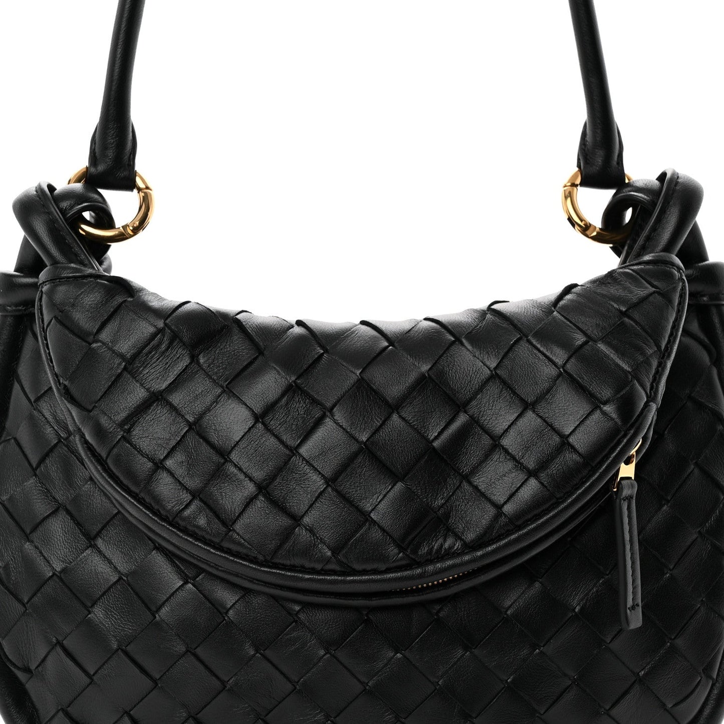 Nappa Intrecciato Small Gemelli Black
