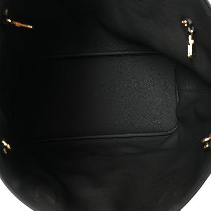 Monogram Calfskin Neo Neverfull Inside Out MM Black