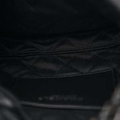 Shiny Calfskin Quilted Mini Chanel 22 So Black