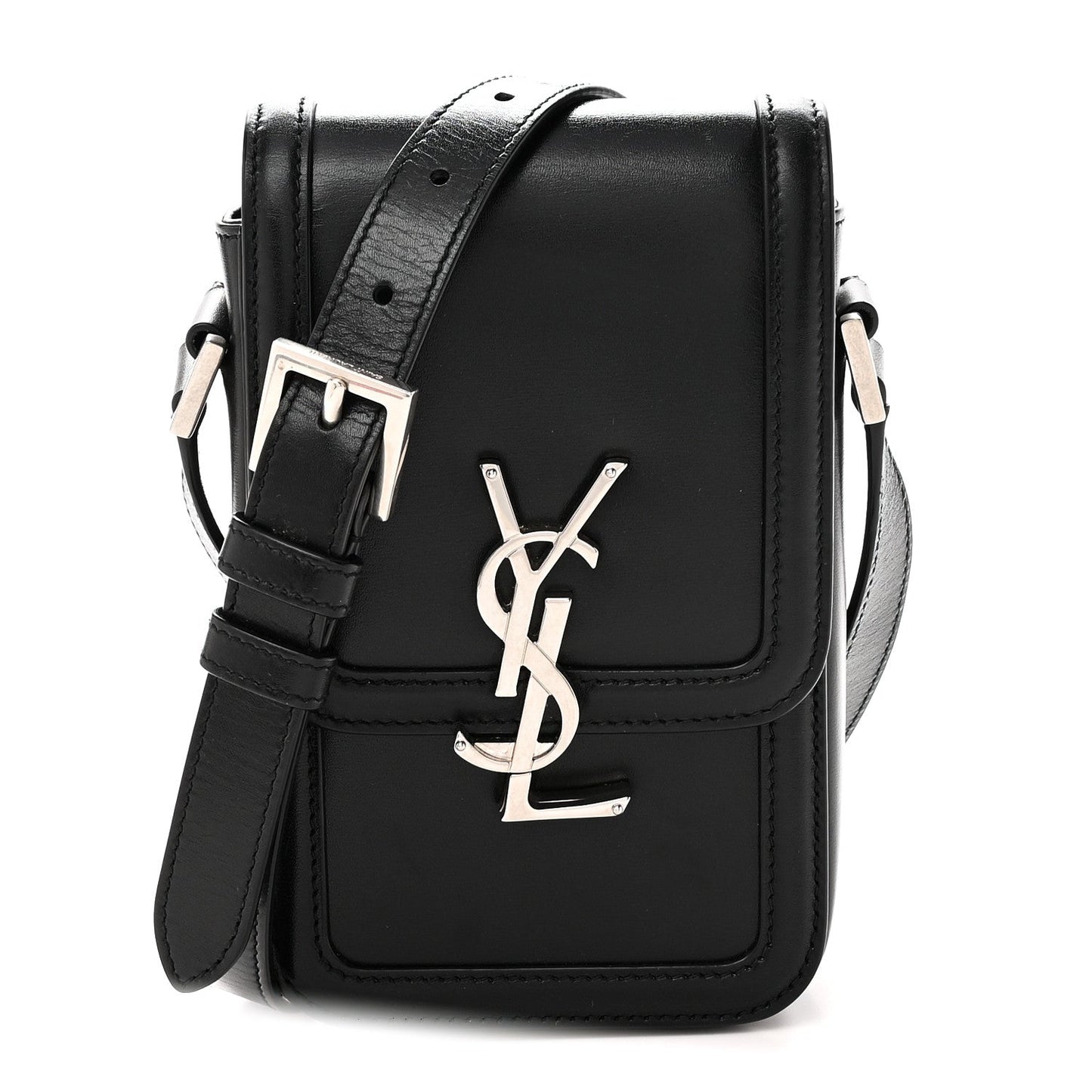 Smooth Calfskin Mini Solferino Satchel Black