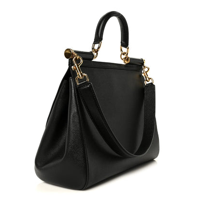 Dauphine Large Miss Sicily Satchel Black