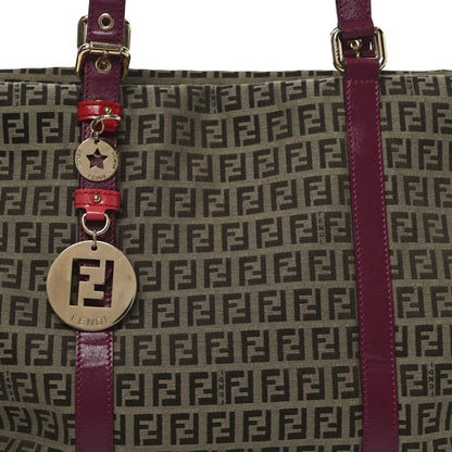 Zucchino Charm Large Shopper Tote Tobacco Amarena