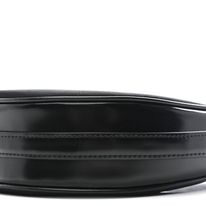 Re-Nylon Spazzolato Mini Arque Shoulder Bag Black