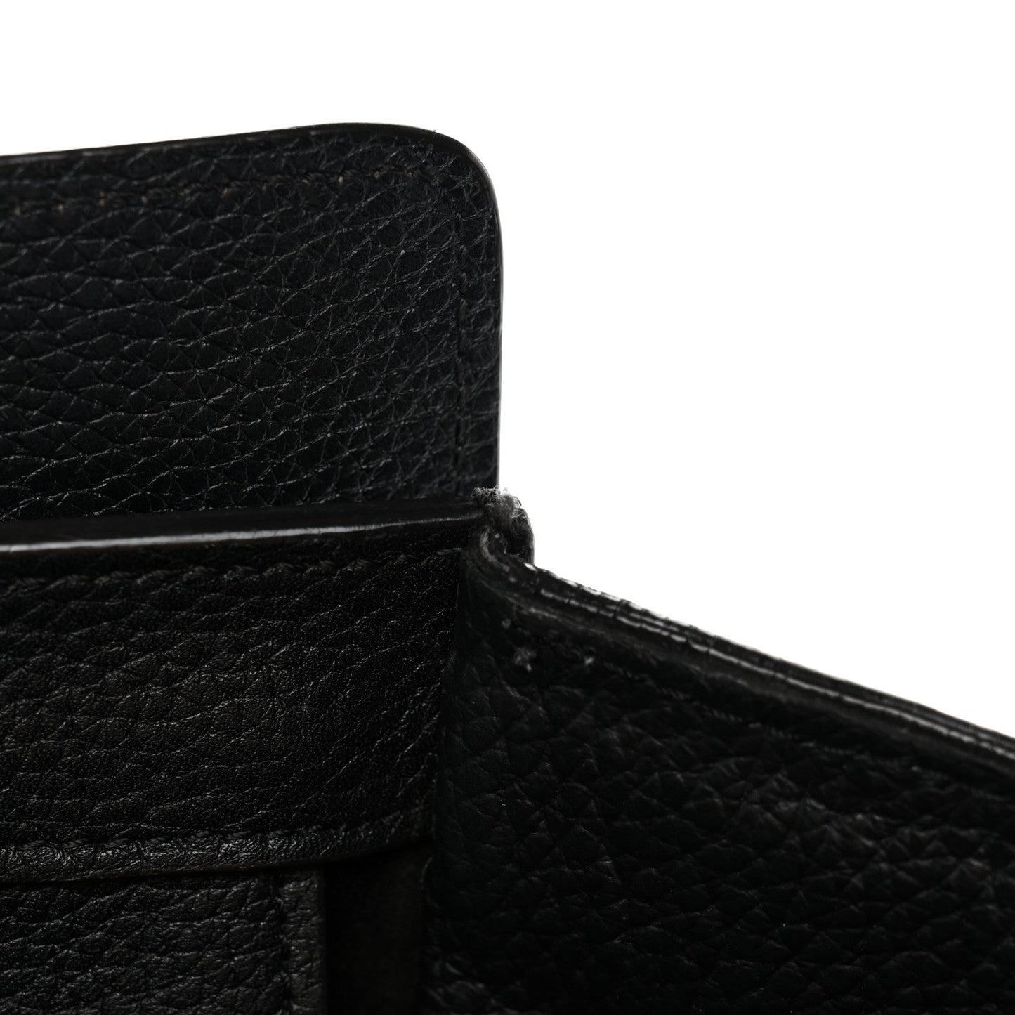 Drummed Calfskin Mini Luggage Black