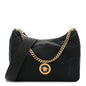 Nylon Tribute Chain Crossbody Shoulder Bag Black