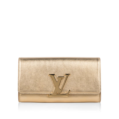 Louis Vuitton Gold Louise Clutch