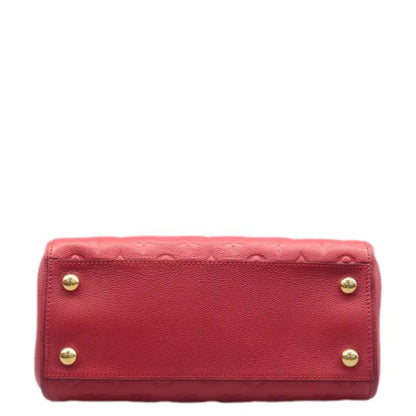 LOUIS VUITTON Trocadero Monogram Empreinte Shoulder Bag Cerise