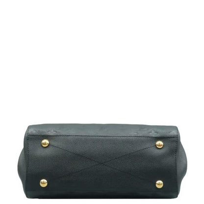 LOUIS VUITTON Montaigne Monogram Empreinte Shoulder Bag Black
