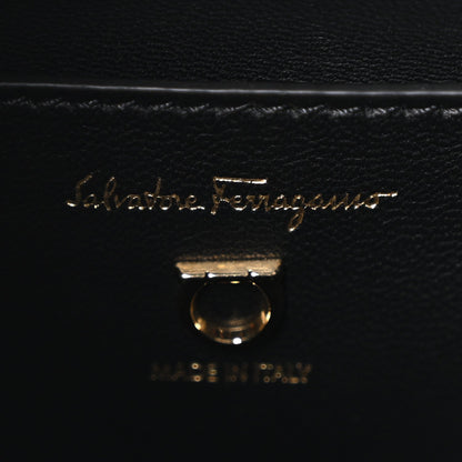Calfskin Cage Bag Black