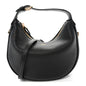 Supple Grained Calfskin Teen Lulu Shoulder Bag Black