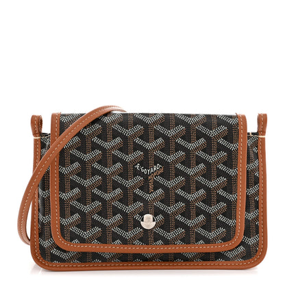 Goyardine Plumet Wallet Clutch Black Gold